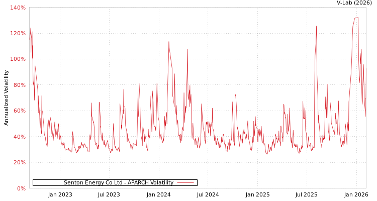 graph of Senton Energy Co Ltd APARCH