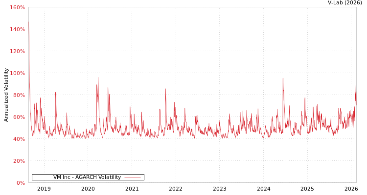 graph of VM Inc AGARCH