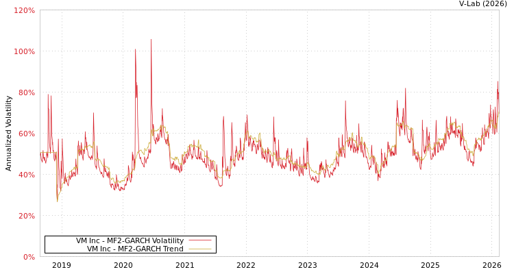 graph of VM Inc MF2-GARCH