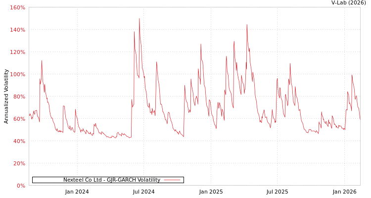 graph of Nexteel Co Ltd GJR-GARCH