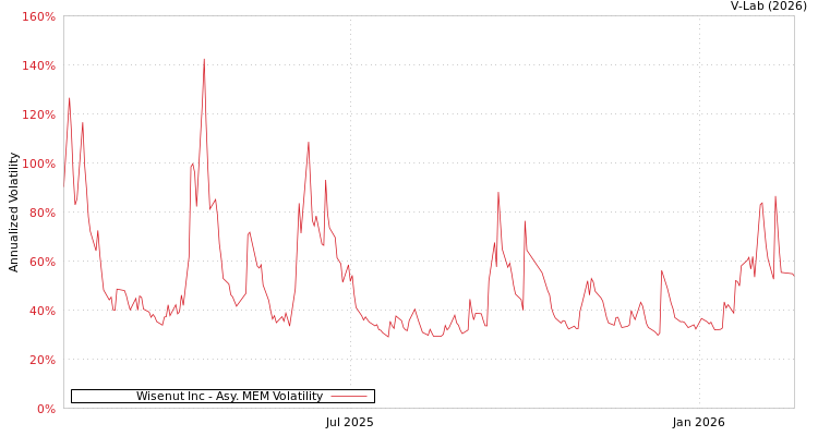 graph of Wisenut Inc AMEM