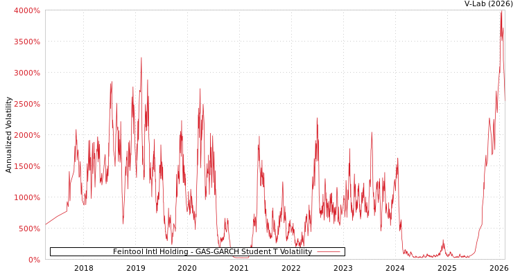 graph of Feintool Intl Holding GAS-GARCH-T