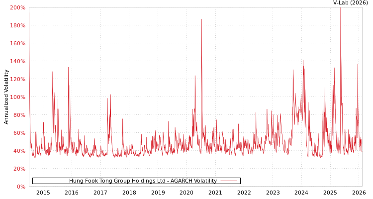 graph of Hung Fook Tong Group Holdings Ltd AGARCH
