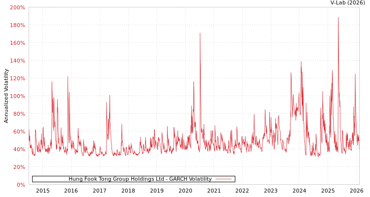 graph of Hung Fook Tong Group Holdings Ltd GARCH