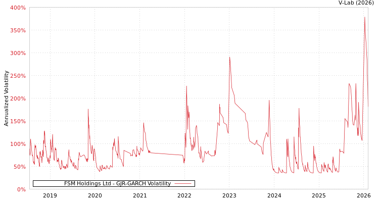 graph of FSM Holdings Ltd GJR-GARCH