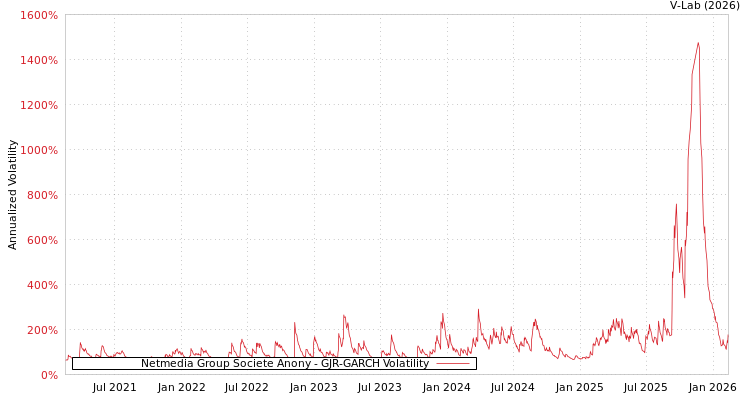 graph of Netmedia Group Societe Anony GJR-GARCH