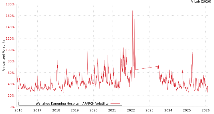 graph of Wenzhou Kangning Hospital APARCH