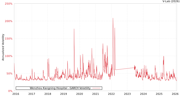 graph of Wenzhou Kangning Hospital GARCH