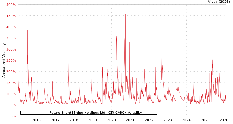 graph of Future Bright Mining Holdings Ltd GJR-GARCH