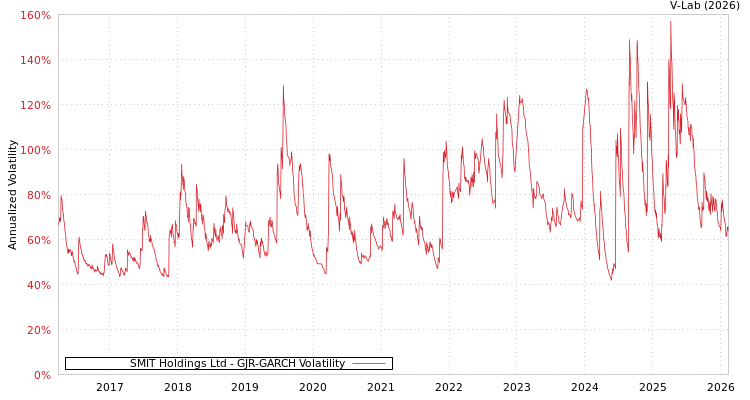 graph of SMIT Holdings Ltd GJR-GARCH