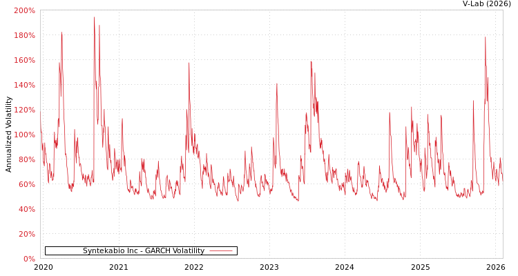graph of Syntekabio Inc GARCH