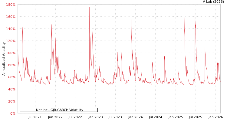 graph of Nbt Inc GJR-GARCH
