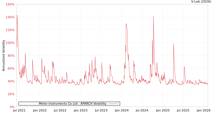 graph of Meter Instruments Co Ltd APARCH