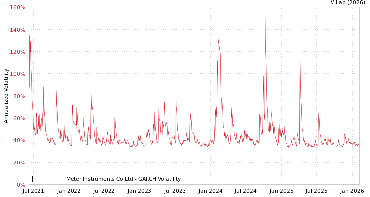 graph of Meter Instruments Co Ltd GARCH