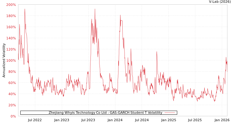 graph of Zhejiang Whyis Technology Co Ltd GAS-GARCH-T