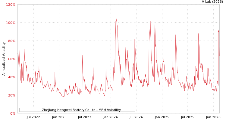 graph of Zhejiang Hengwei Battery Co Ltd MEM
