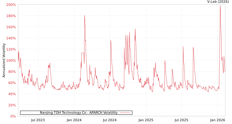 graph of Nanjing TDH Technology Co APARCH