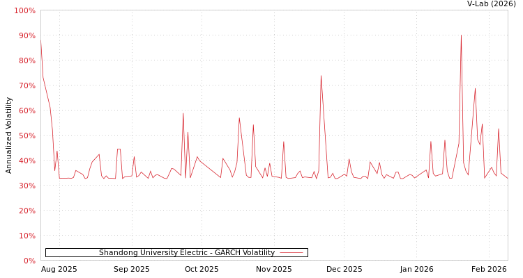 graph of Shandong University Electric GARCH
