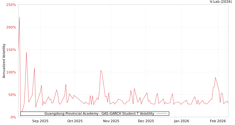 graph of Guangdong Provincial Academy GAS-GARCH-T