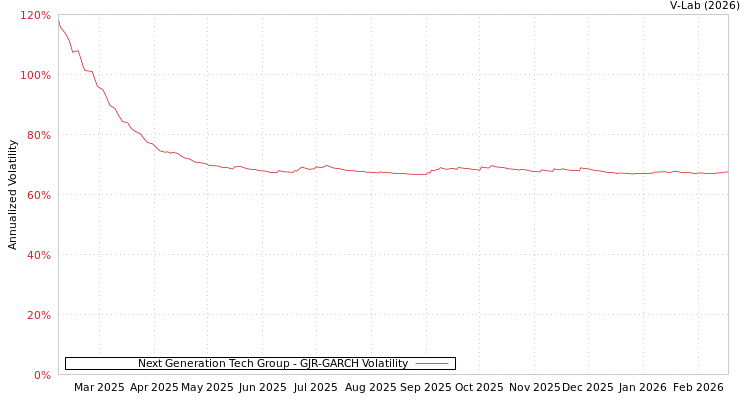 graph of Next Generation Tech Group GJR-GARCH