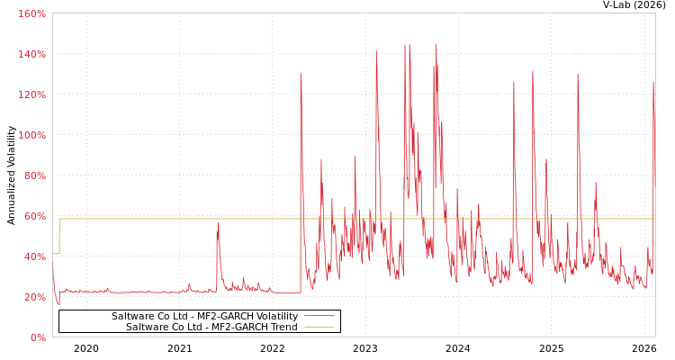 graph of Saltware Co Ltd MF2-GARCH