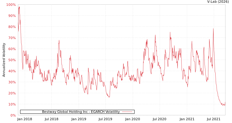graph of Bestway Global Holding Inc EGARCH