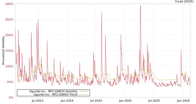 graph of Ggumbi Inc MF2-GARCH