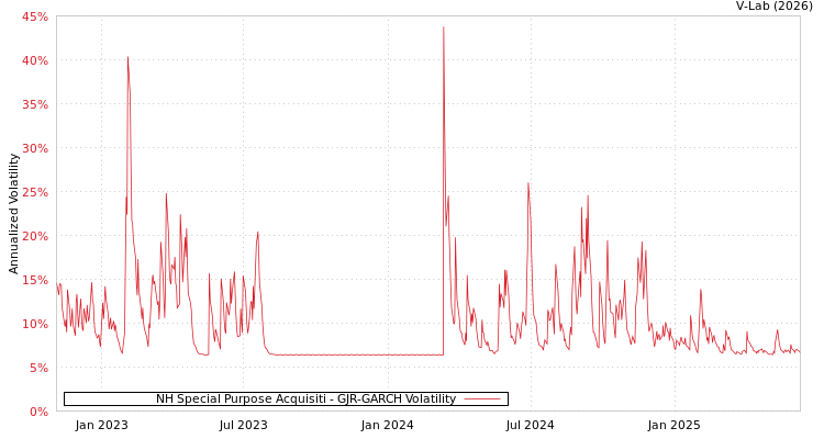 graph of NH Special Purpose Acquisiti GJR-GARCH