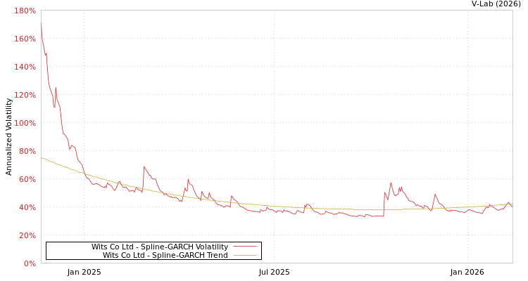 graph of Wits Co Ltd SGARCH