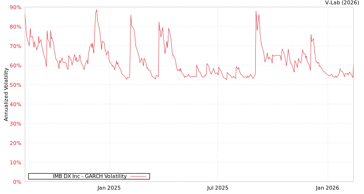 graph of IMB DX Inc GARCH