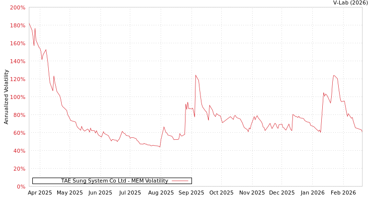 graph of TAE Sung System Co Ltd MEM