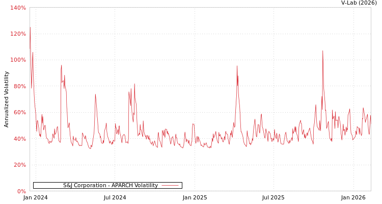 graph of S&J Corporation APARCH