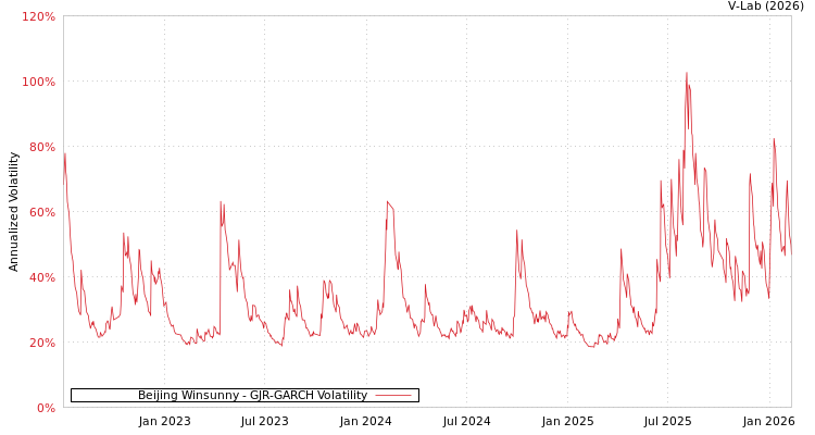 graph of Beijing Winsunny GJR-GARCH