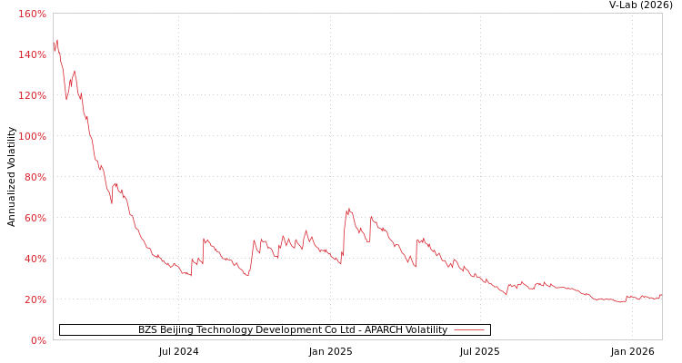 graph of BZS Beijing Technology Development Co Ltd APARCH