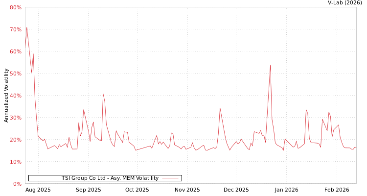 graph of TSI Group Co Ltd AMEM