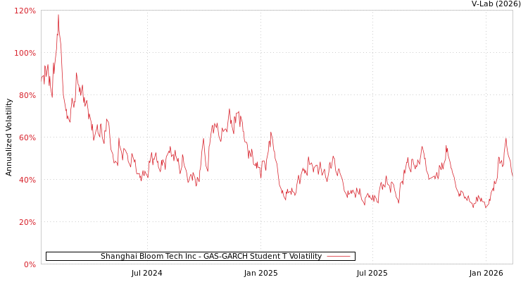 graph of Shanghai Bloom Tech Inc GAS-GARCH-T