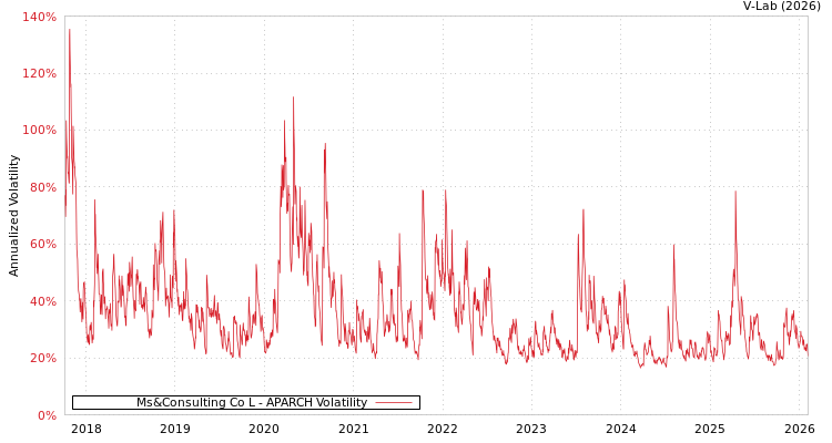 graph of Ms&Consulting Co L APARCH