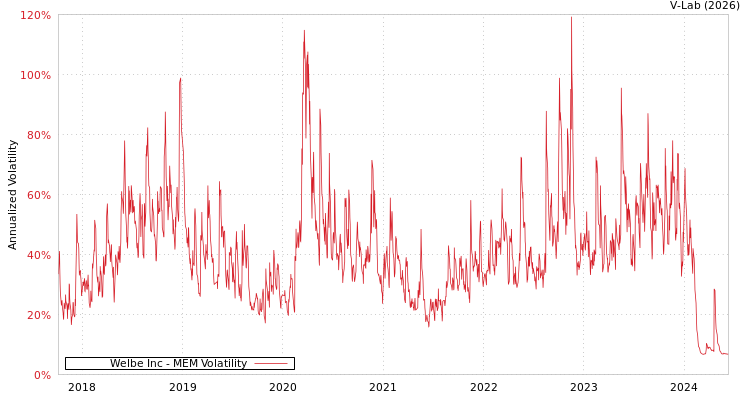 graph of Welbe Inc MEM