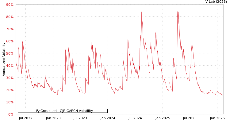 graph of Fy Group Ltd GJR-GARCH