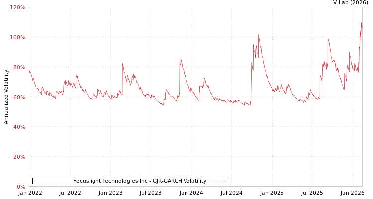 graph of Focuslight Technologies Inc GJR-GARCH