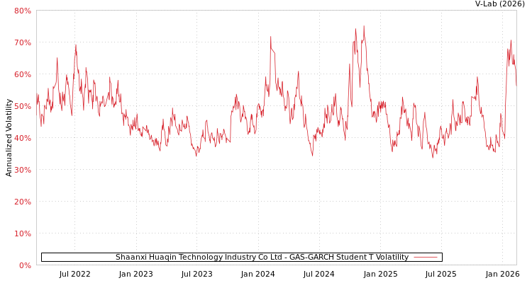 graph of Shaanxi Huaqin Technology Industry Co Ltd GAS-GARCH-T