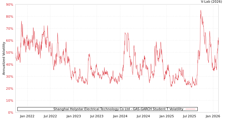 graph of Shanghai Holystar Electrical Technology Co Ltd GAS-GARCH-T