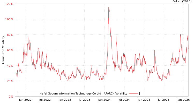 graph of Hefei Gocom Information Technology Co Ltd APARCH