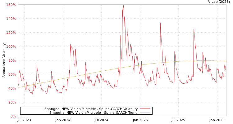 graph of Shanghai NEW Vision Microele SGARCH