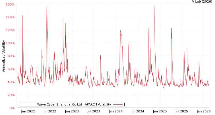 graph of Wave Cyber Shanghai Co Ltd APARCH
