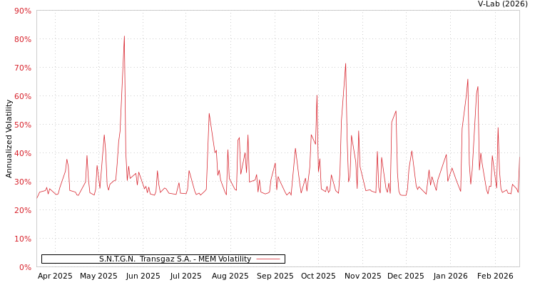 graph of S.N.T.G.N.  Transgaz S.A. MEM