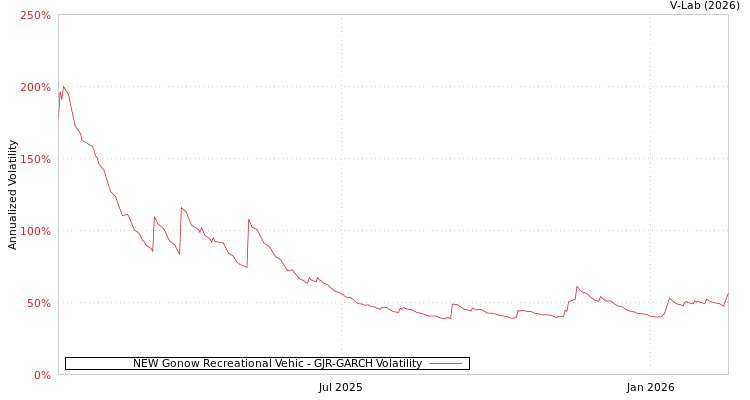 graph of NEW Gonow Recreational Vehic GJR-GARCH