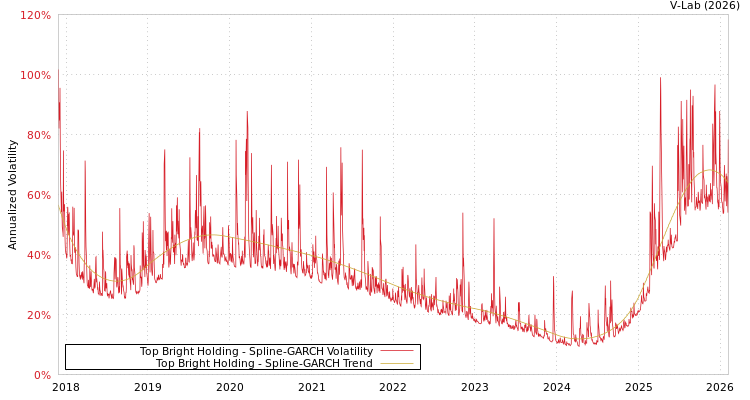 graph of Top Bright Holding SGARCH