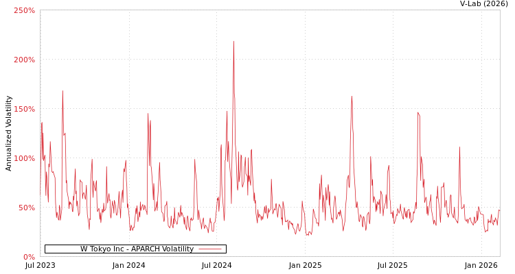 graph of W Tokyo Inc APARCH