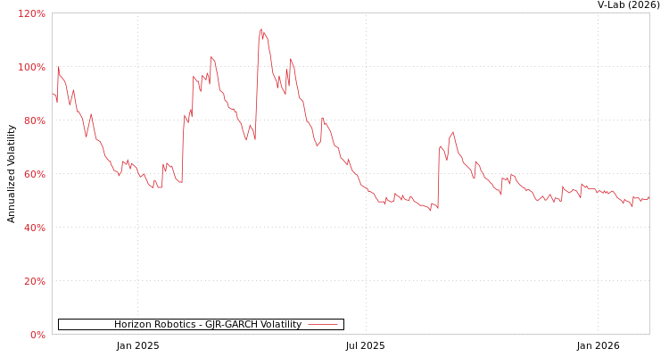 graph of Horizon Robotics GJR-GARCH